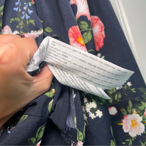 Abercrombie Puff Sleeve Lace Up Sweetheart Blouse Floral Boho Size Small - Picture 3 of 7